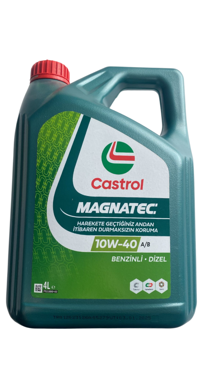 Castrol MagnateccastrolCastrol Magnatec 10W-40 A/B Litre Motor YağıCastrol Magnatec 10W-40 A/B 4 Litre Motor Yağı