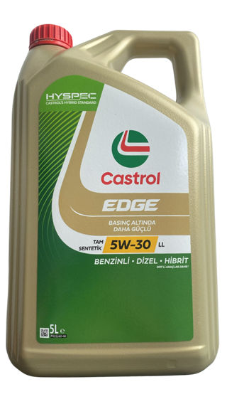 Castrol EdgecastrolCastrol Edge 5W-30 LL 5 Litre Motor YağıCastrol Edge 5W-30 LL 5 Litre Motor Yağı