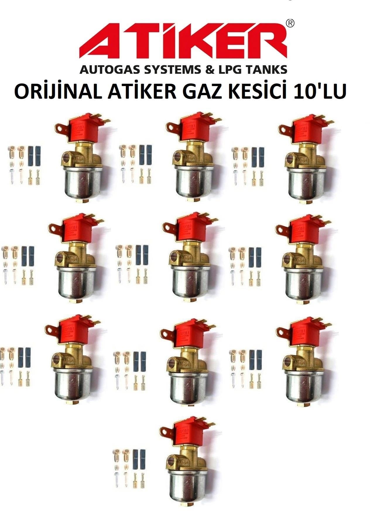 ATİKER GAZ KESİCİ 10'LU SET