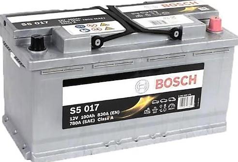 BOSCH AKÜBoschBosch Akü S5 017 100 AhBosch Akü S5 017 100 Ah