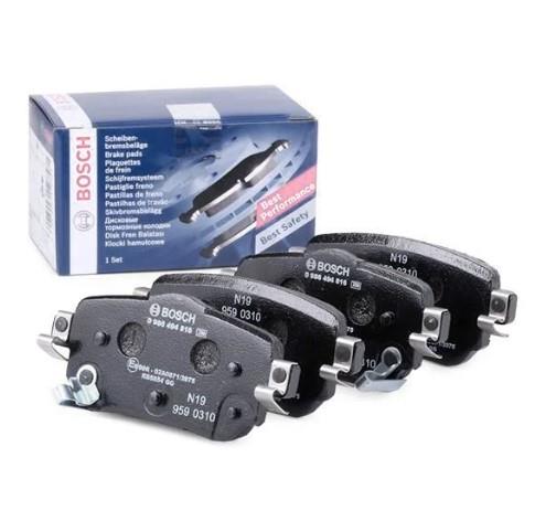 Bosch Fren BalatalarıBosch{atiker}Bosch Fren BalatalarıNissan X-trail Arka Fren Balata Takımı 2017-2019 0986494816