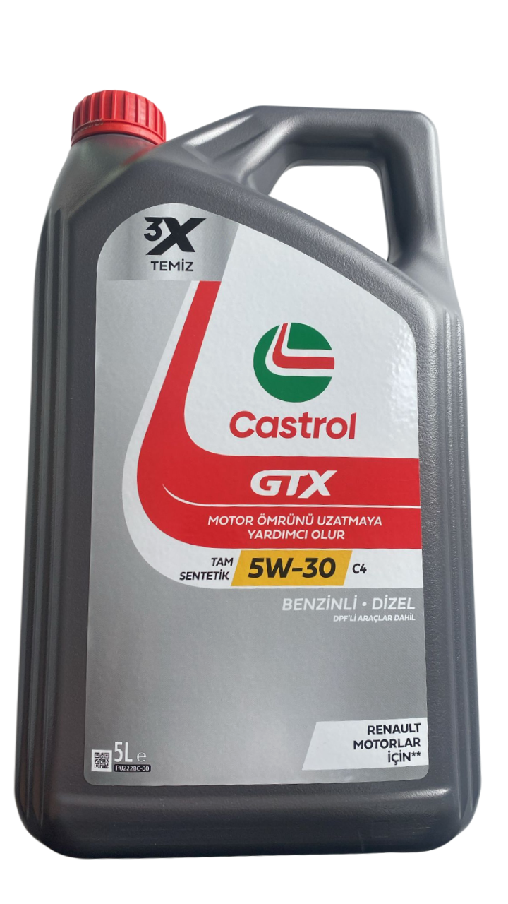 Castrol GTXcastrolCastrol Gtx 5W-30 C4 5 Litre Motor YağıCastrol Gtx 5W-30 C4 5 Litre Motor Yağı