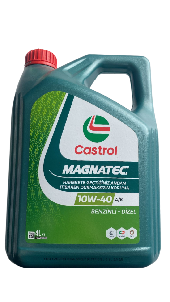 Castrol MagnateccastrolCastrol Magnatec 10W-40 A/B Litre Motor YağıCastrol Magnatec 10W-40 A/B 4 Litre Motor Yağı
