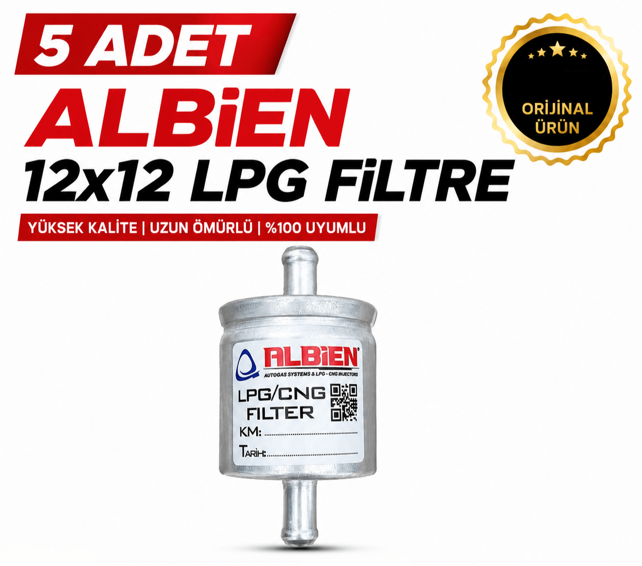 Lpg FiltreleriALBİENAlbien 12x12 Lpg Filtre 5 Adet