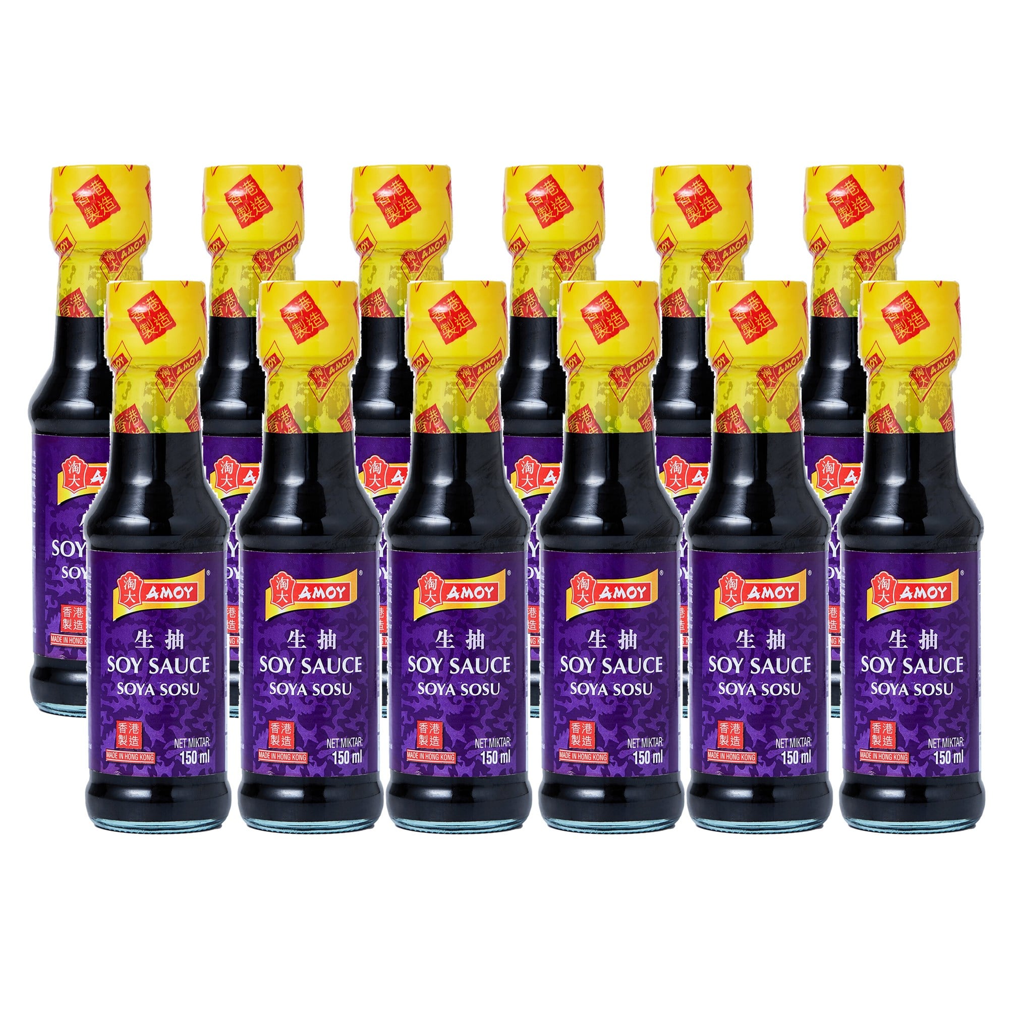 Amoy Soya Sosu 150 ml x 12 Adet (Koli)