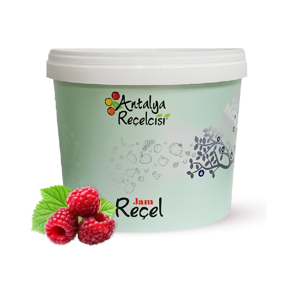 Antalya Reçelcisi Ahududu Reçeli 5 kg Plastik Kova