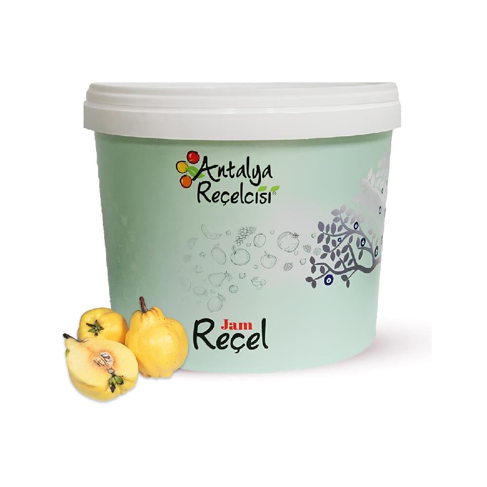 Antalya Reçelcisi Ayva Reçeli 5 kg Plastik Kova