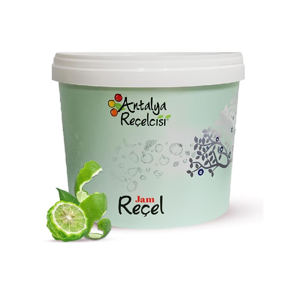 Antalya Reçelcisi Bergamot Kabuğu Reçeli 5 kg Plastik Kova