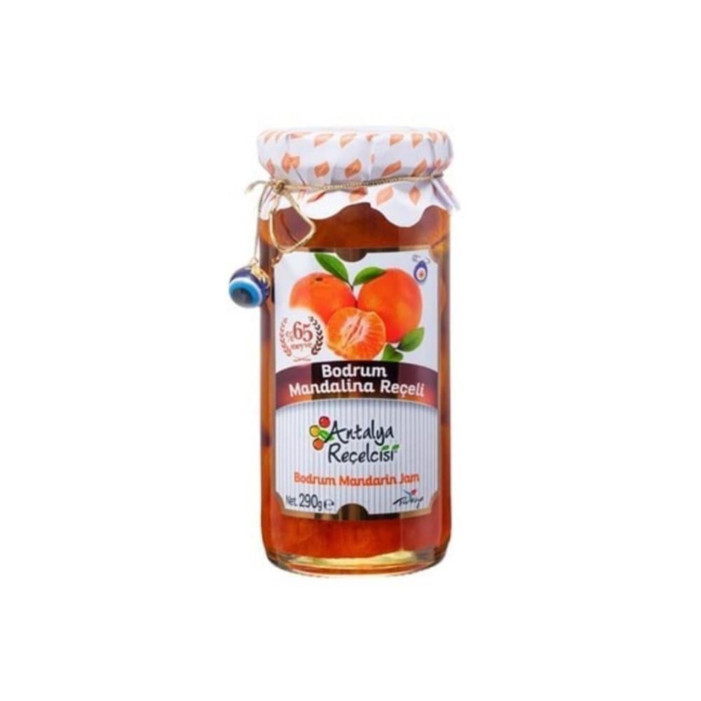 Antalya Reçelcisi Bodrum Mandalina Reçeli 290g Cam Kavanoz