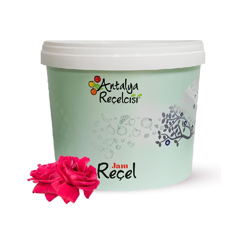 Antalya Reçelcisi Gül Reçeli 5 kg Plastik Kova