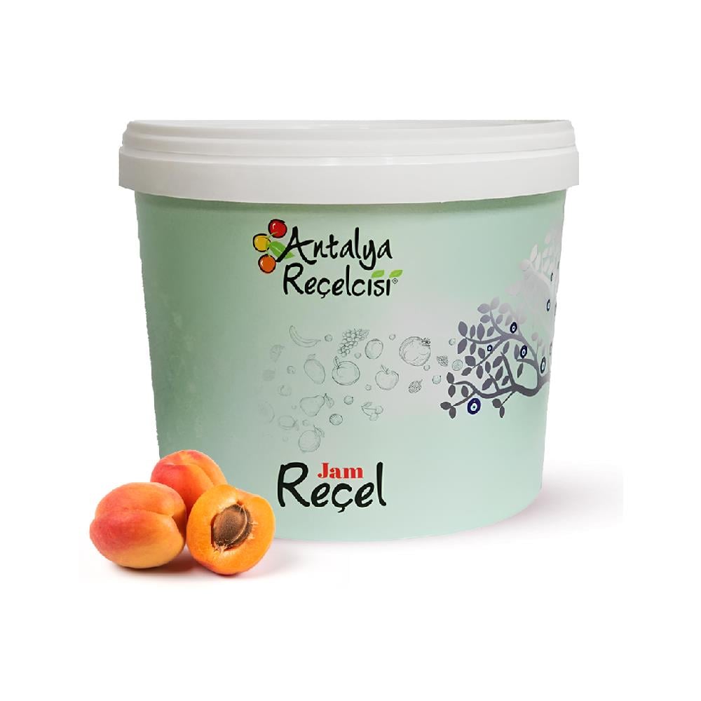 Antalya Reçelcisi Kayısı Reçeli 5 kg Plastik Kova