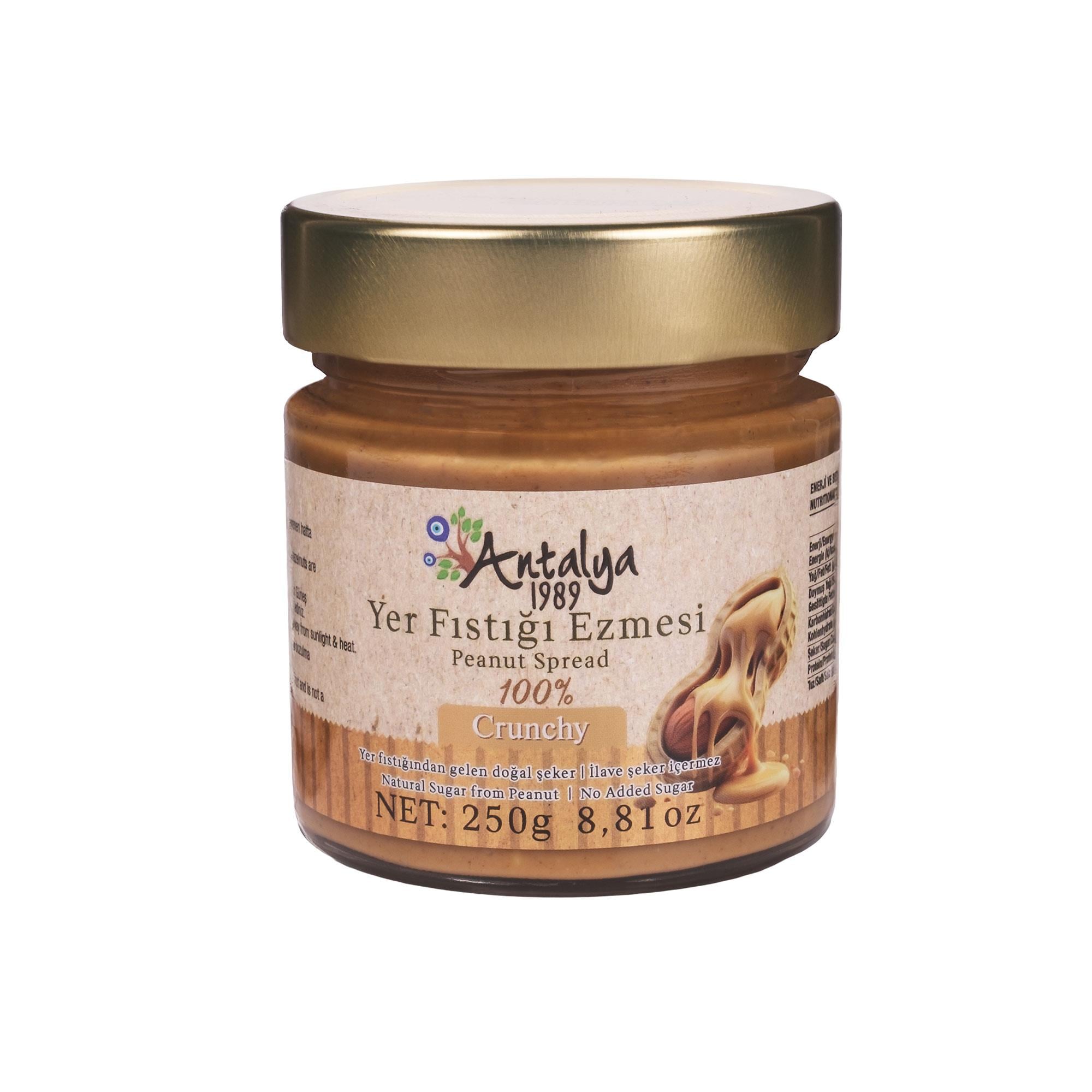 Antalya Reçelcisi Parçacıklı Yer Fıstığı Ezmesi 250g