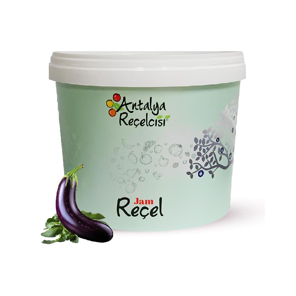 Antalya Reçelcisi Patlıcan Reçeli 5 kg Plastik Kova