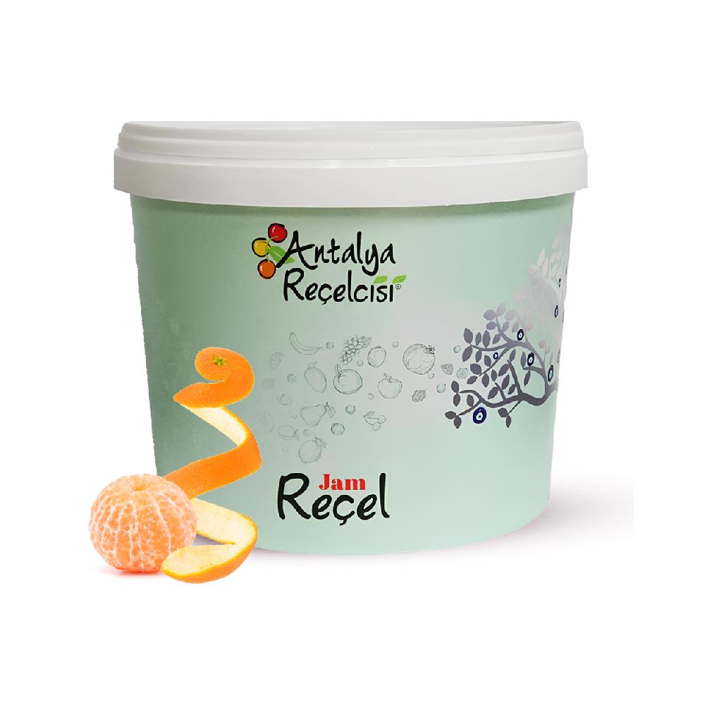 Antalya Reçelcisi Portakal Kabuğu Reçeli 5 kg Plastik Kova