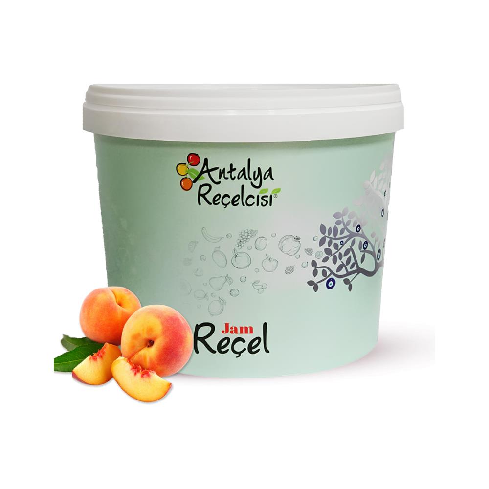 Antalya Reçelcisi Şeftali Reçeli 5 kg Plastik Kova