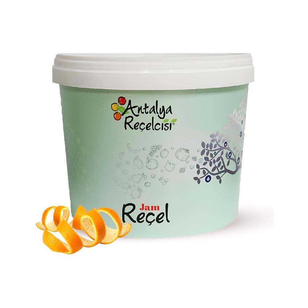 Antalya Reçelcisi Turunç Kabuğu Reçeli 5 kg Plastik Kova