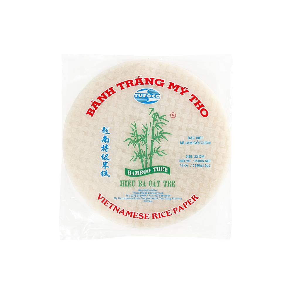 Bamboo Tree Tufoco Glutensiz Pirinç Yufkası (Pirinç Kağıdı) 22cm 340g