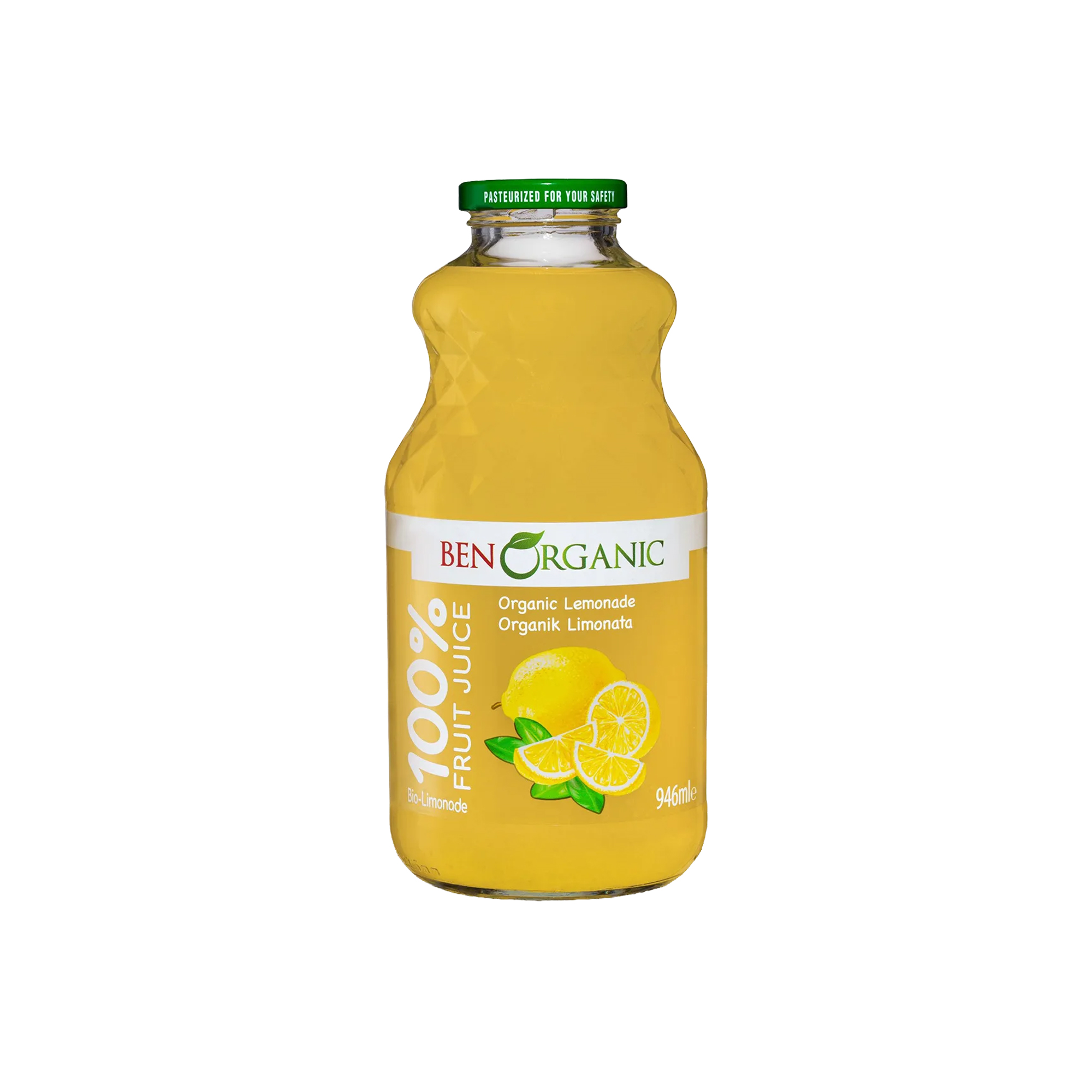 BEN ORGANIC Organik Limonata Suyu 946 ml 