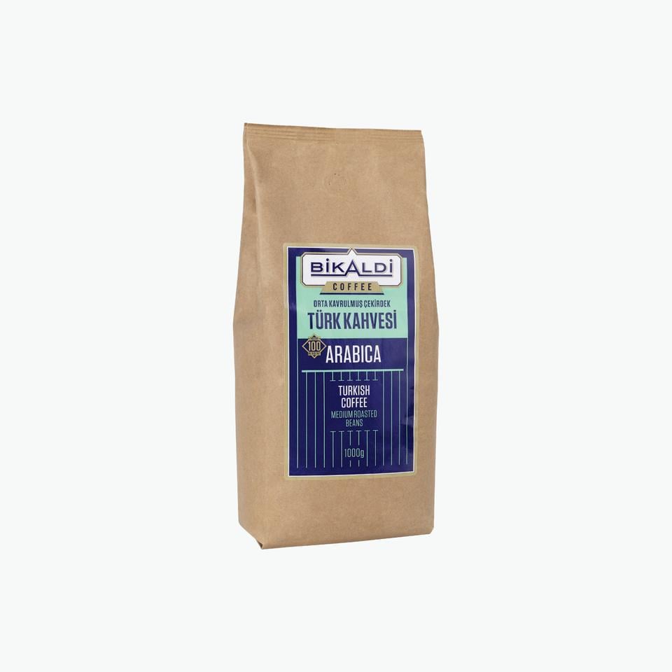 Bikaldi Orta Kavrulmuş Çekirdek Türk Kahvesi 1 kg