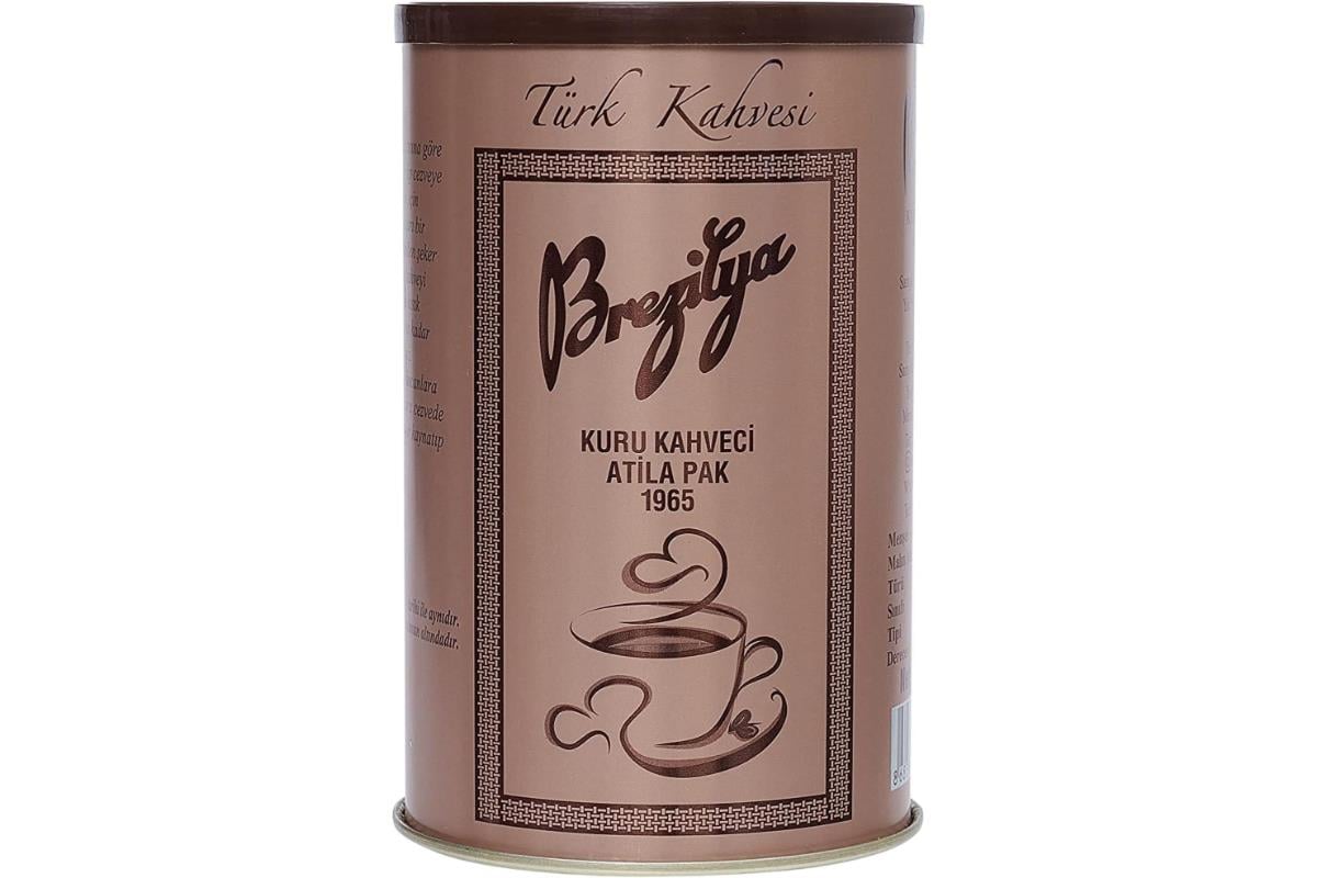 Brezilya Kuru Kahveci Atila Pak 250 gr Teneke Ambalaj