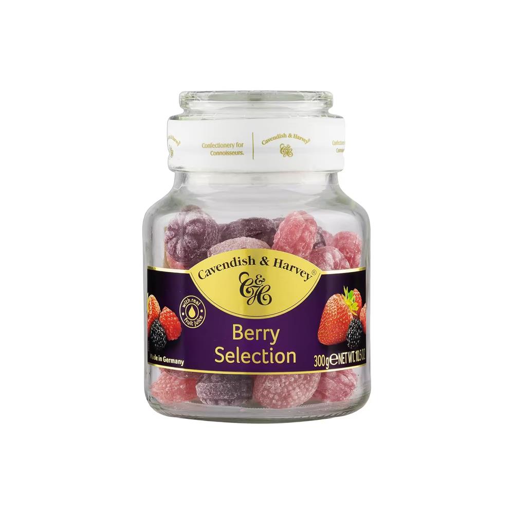 Cavendish & Harvey Berry Selection Orman Meyve Aromalı Şeker 300g Cam Kavanoz
