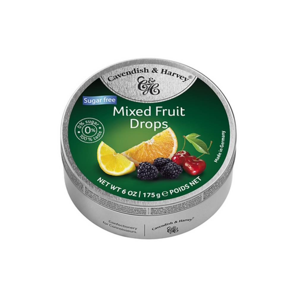 Cavendish & Harvey Şekersiz Mixed Fruit Drops 175g