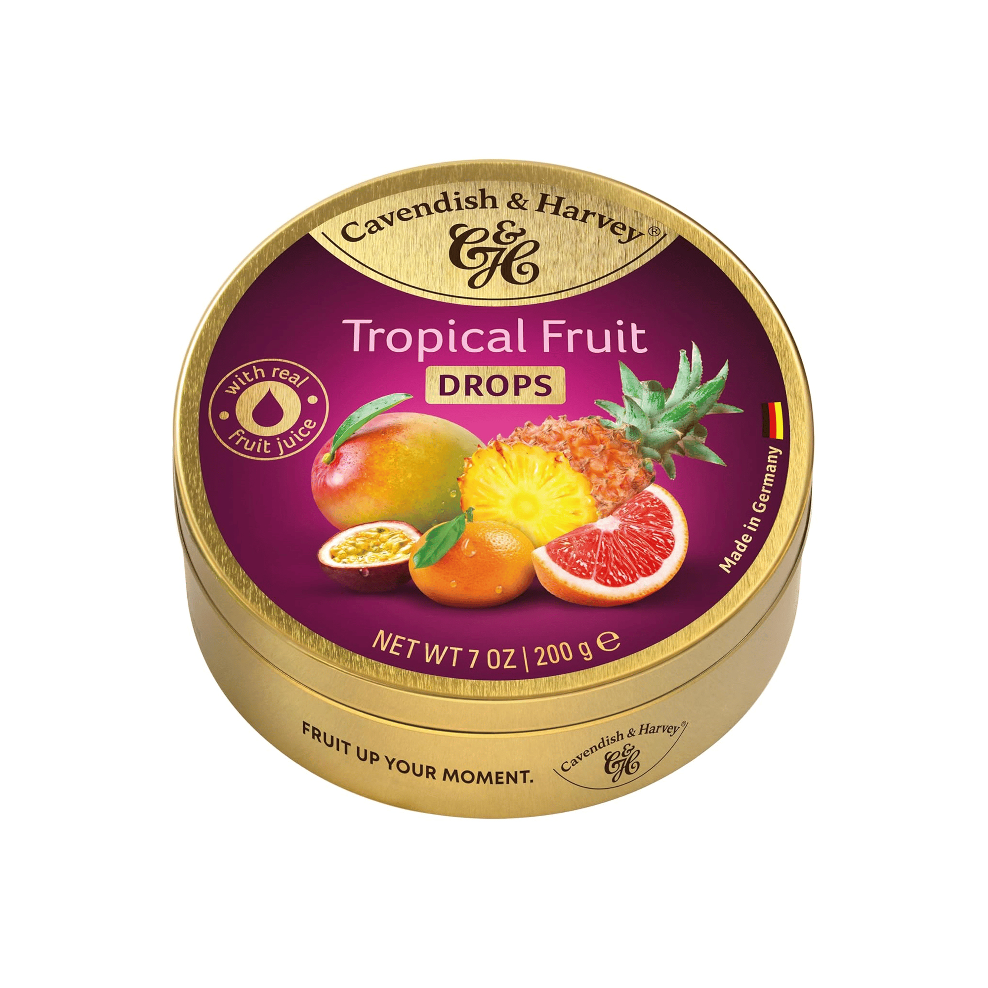 Cavendish & Harvey Tropical Fruit Drops Tropikal Meyve Aromalı Sert Şekerleme 200 g