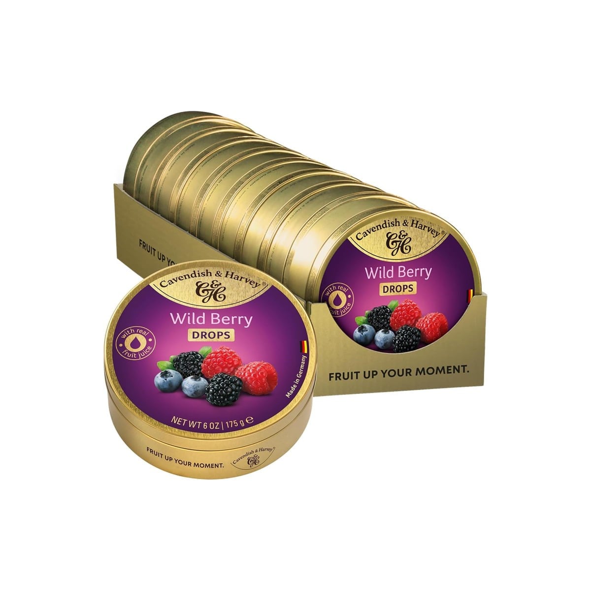 Cavendish & Harvey Wild Berry Sert Şekerleme 175 g x 9 Adet (Kutu)