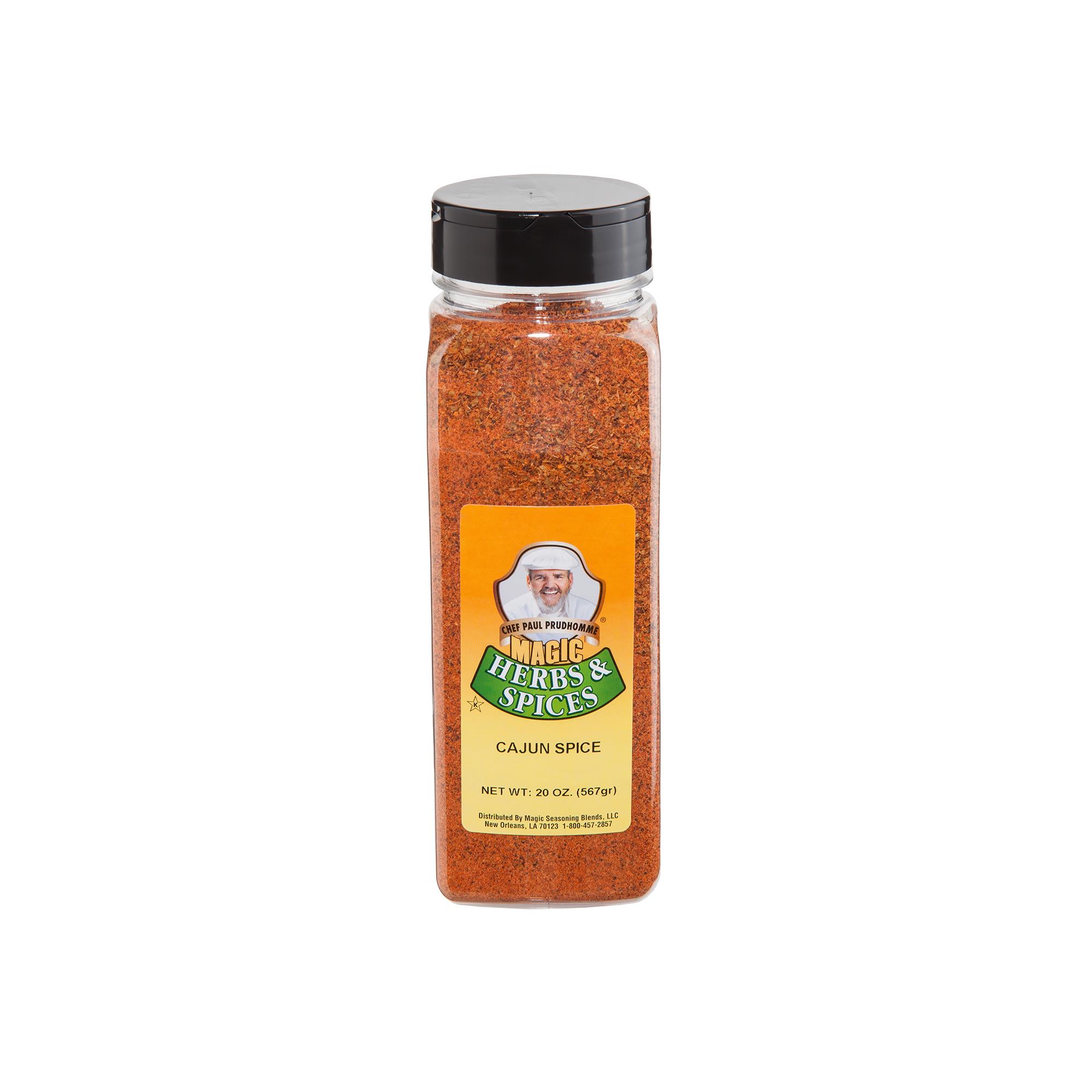 CHEF PAUL MAGIC Seasoning Blends Cajun Baharatı | Cajun Tarzı Baharatlar ve Çeşniler | Patates, Tavuk Parçaları ve Kanatları  İçin Mükemmel | 567g