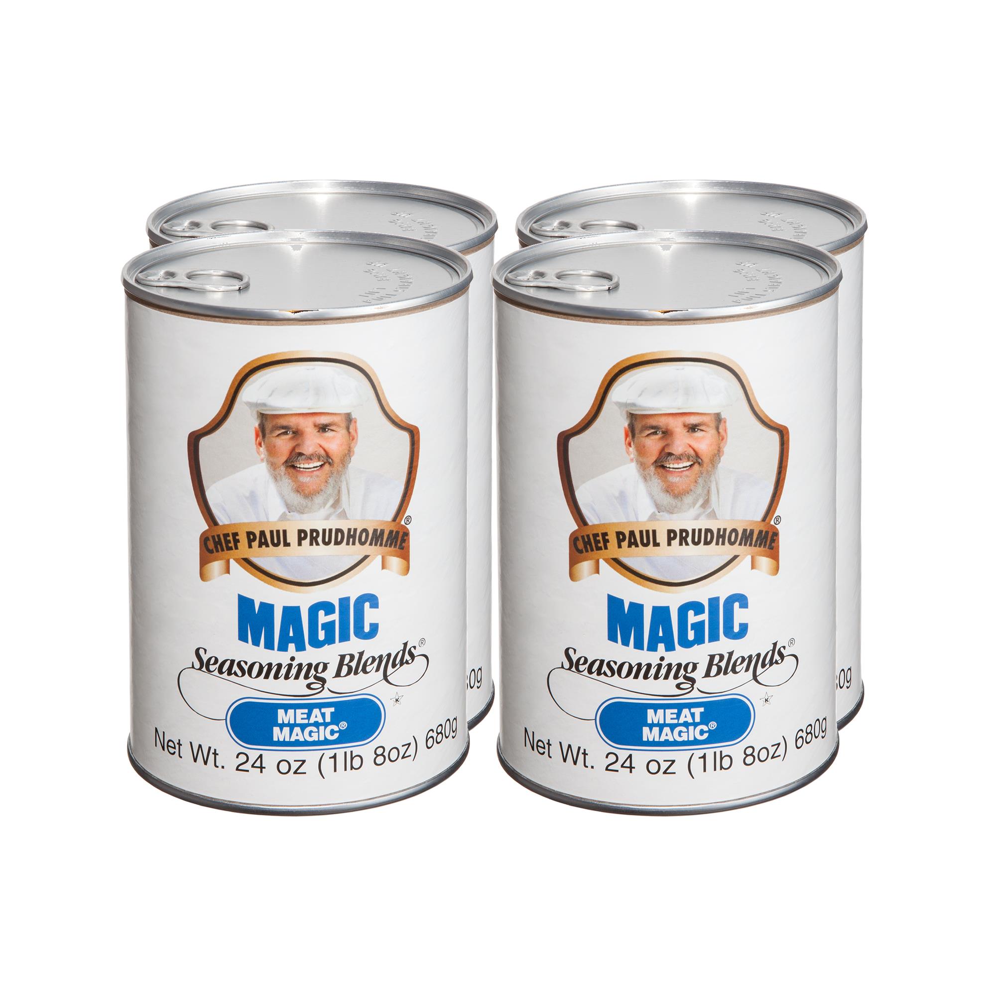 CHEF PAUL MAGIC Seasoning Blends Et Baharatı | Mangal, Izgara ve Yemek Pişirmede Mükemmel | Kümes Hayvanları ve Kırmızı Et için Çok Amaçlı Baharat Karışımı | 680g x 4 Adet 