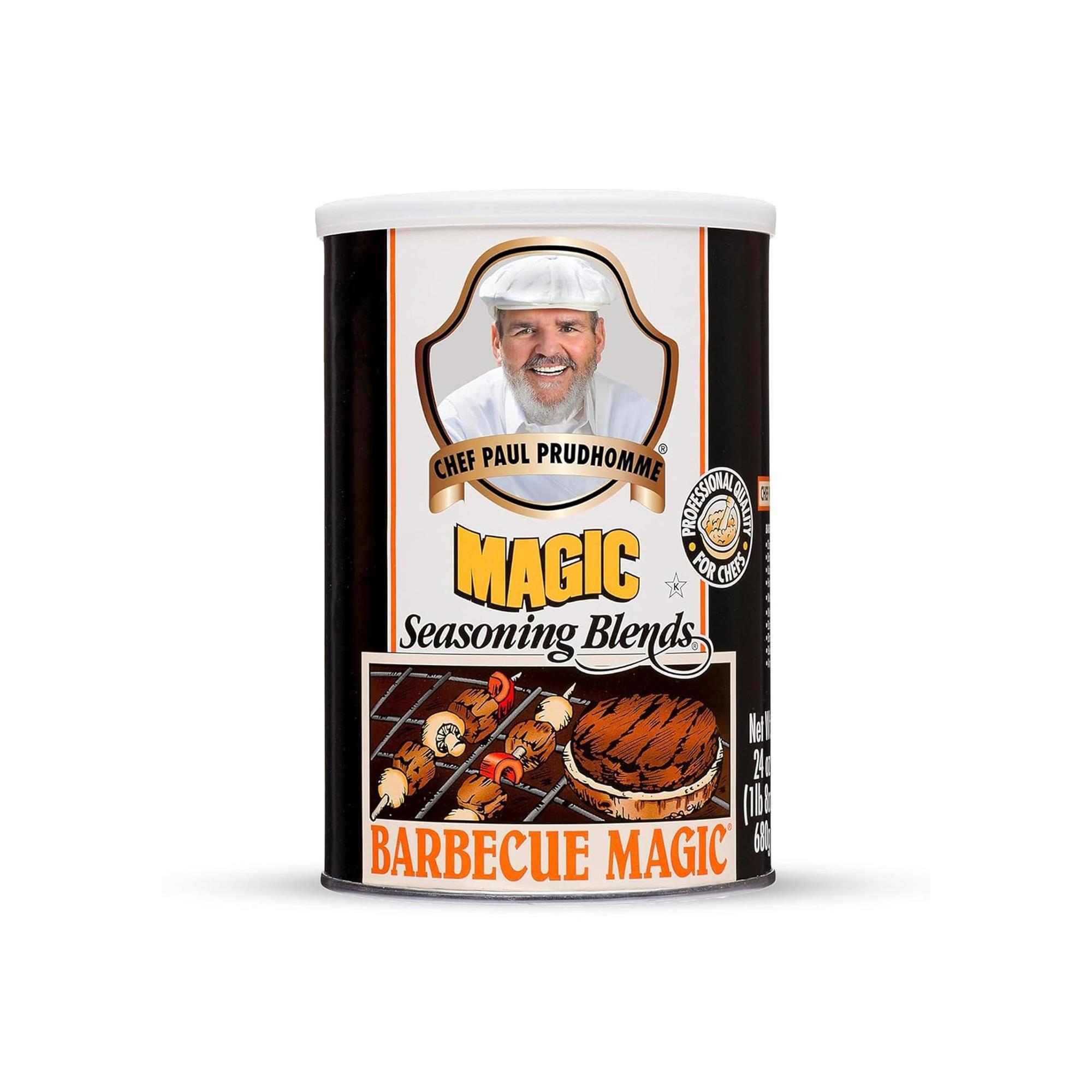 CHEF PAUL PRUDHOMME'S MAGIC Seasoning Blends Barbekü Baharatı | Tavuk, Kırmızı Et ve Burgerler için Kuru Baharat | 680 g (1 Paket)