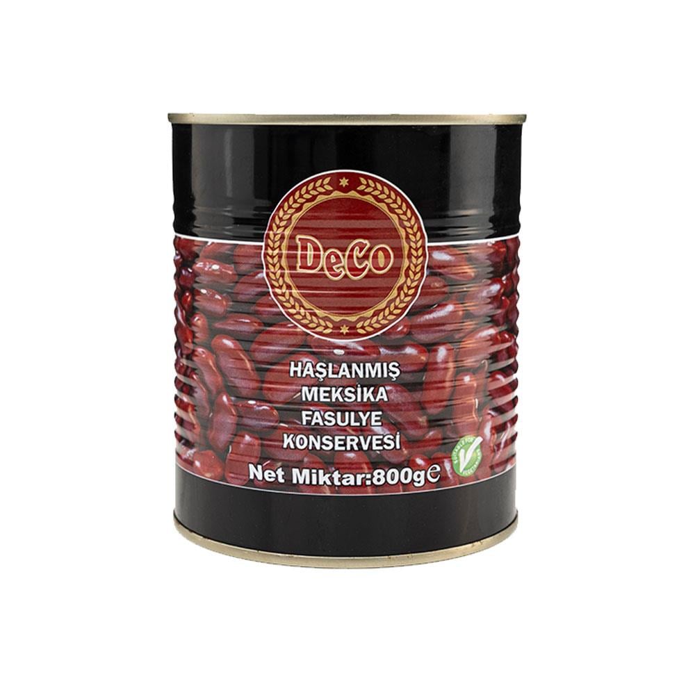 DeCo Haşlanmış Meksika Fasulye Konservesi 800g