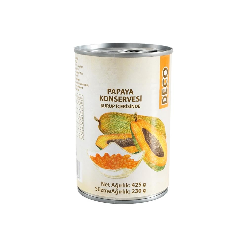 DeCo Papaya Meyve Konservesi 425g