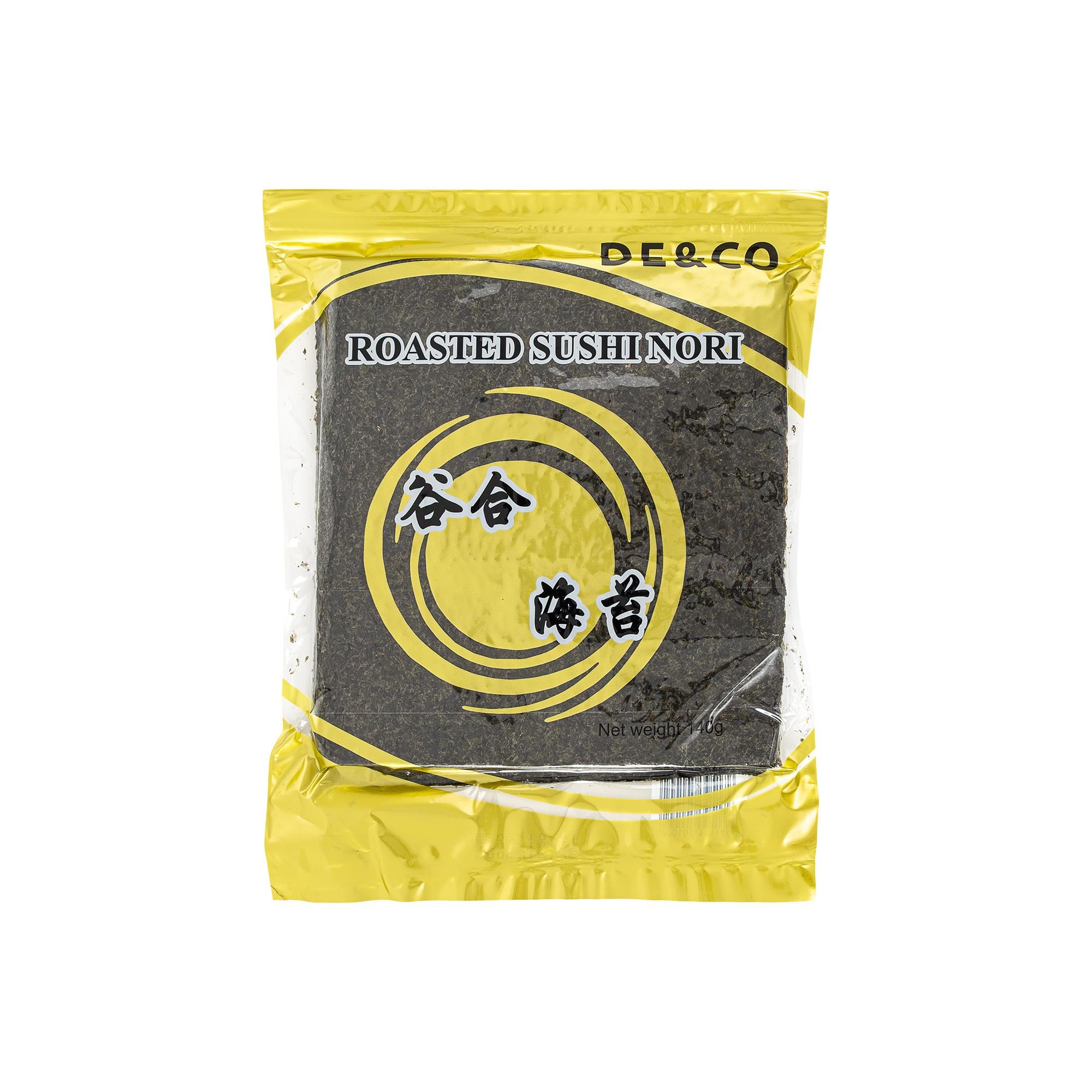 De&Co Sushi Nori Kavrulmuş Deniz Yosunu Ruloları ve Dürümleri 140g – 50 Yaprak
