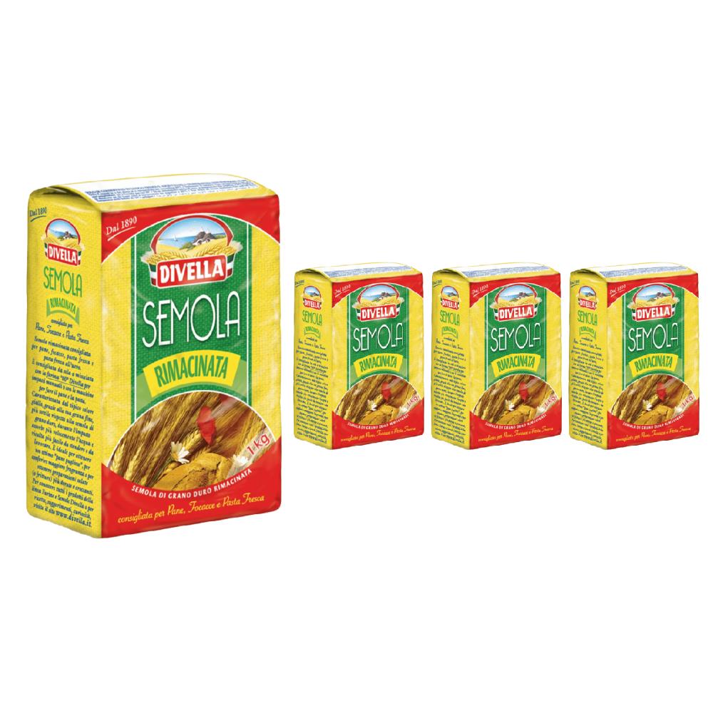 Divella Semolina Unu Rimacinata 1Kg x 3 Adet