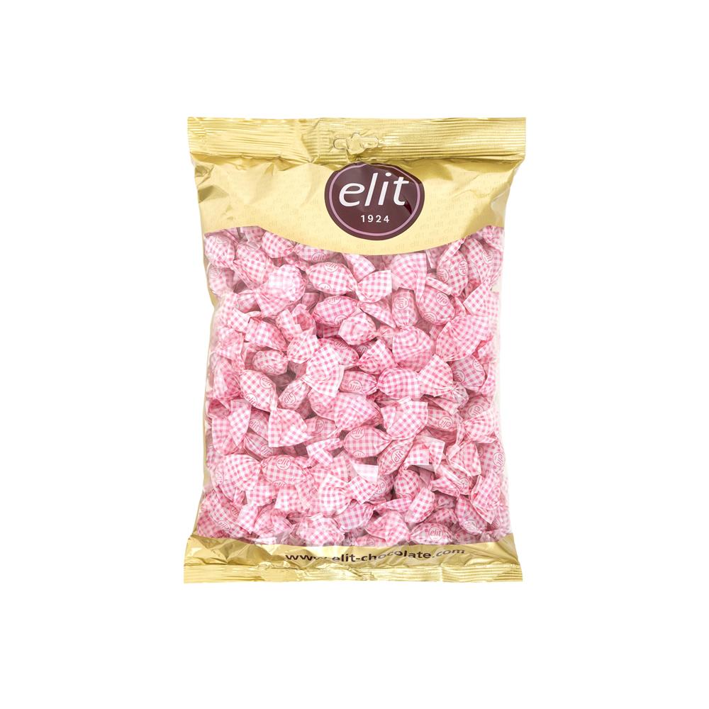 Elit Ekose Pembe Portakal Aromalı Sert Şeker 1Kg Glutensiz