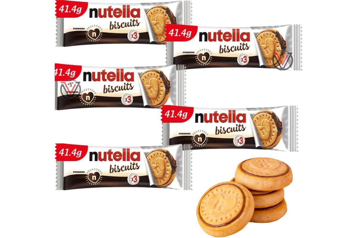 Ferrero Nutella Biscuits Fındık Kreması Dolgulu 41,4g x 5 adet