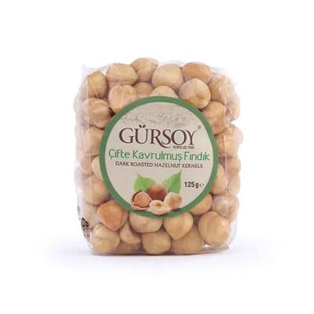 Gürsoy Çifte Kavrulmuş İç Fındık 125g Oturan Paket