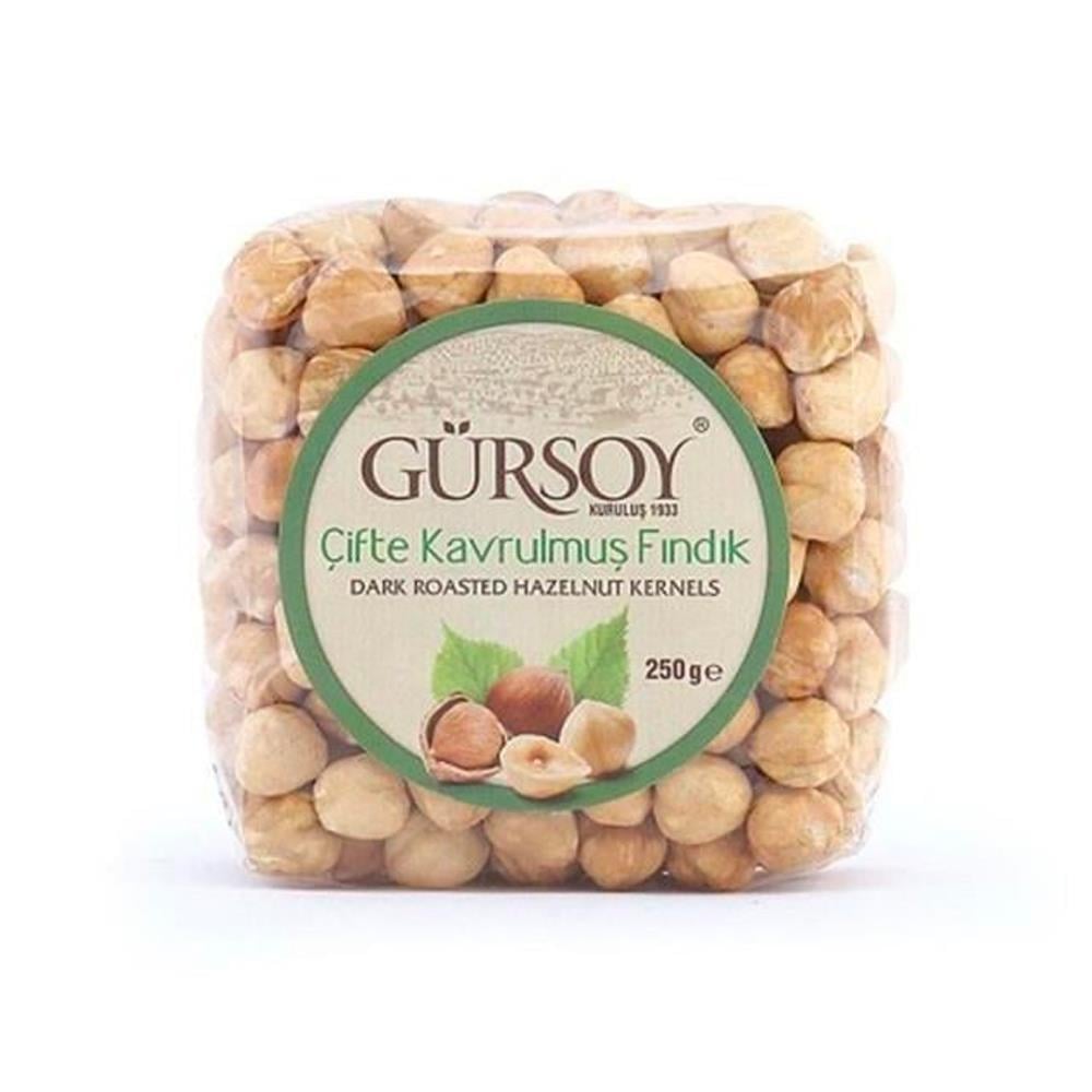 Gürsoy Çifte Kavrulmuş İç Fındık  250g Oturan Paket