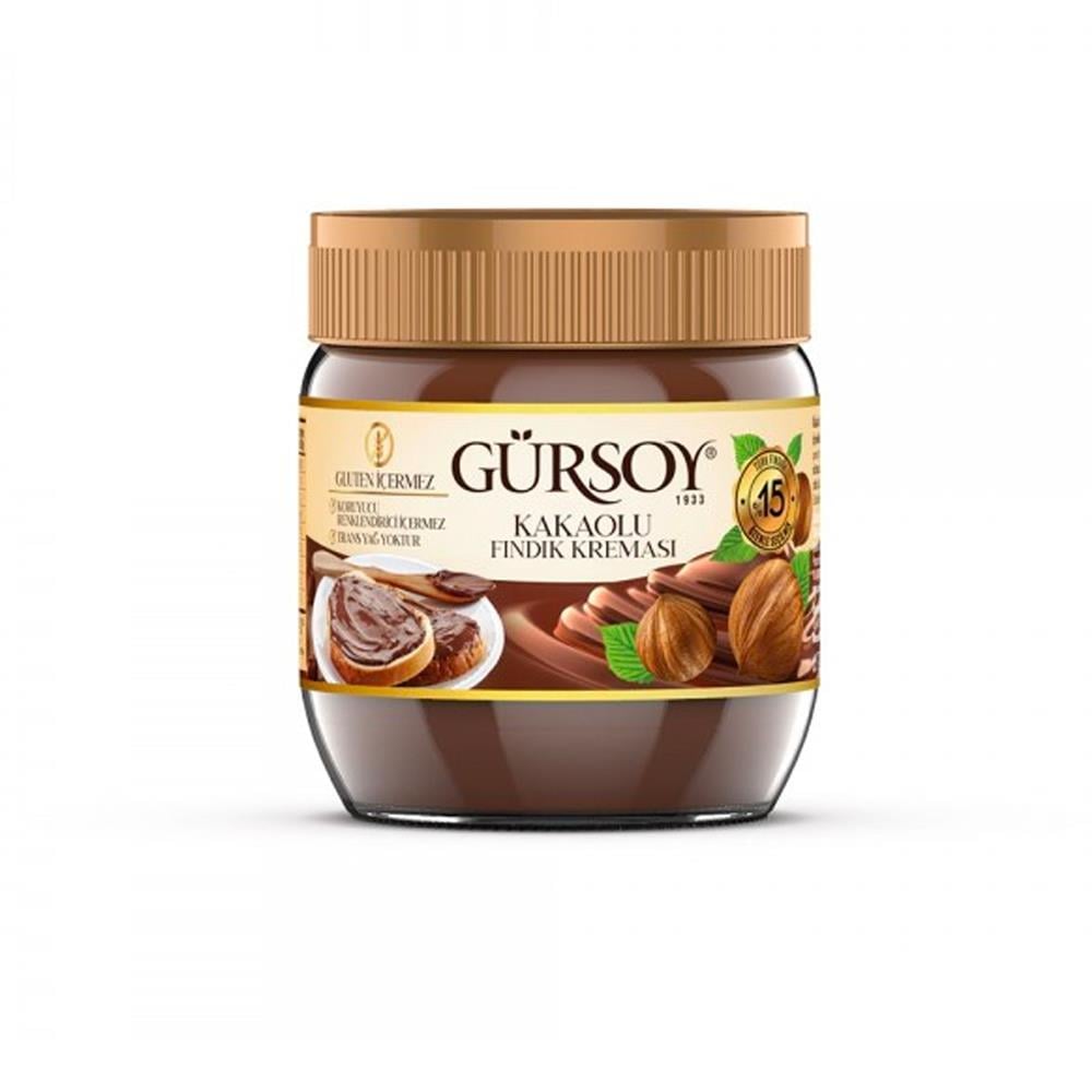Gürsoy Kakaolu Fındık Kreması 400g Cam Kavanoz