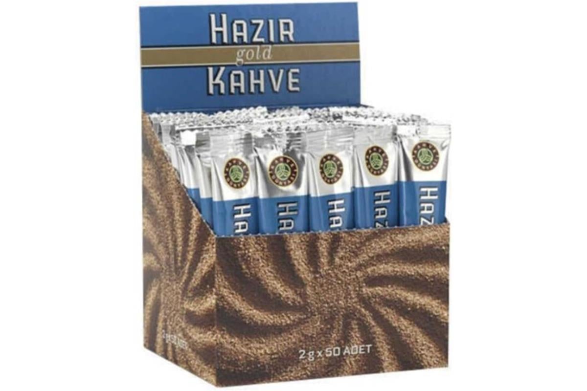 Hazır Kahve Gold 2 gr 50'li Paket