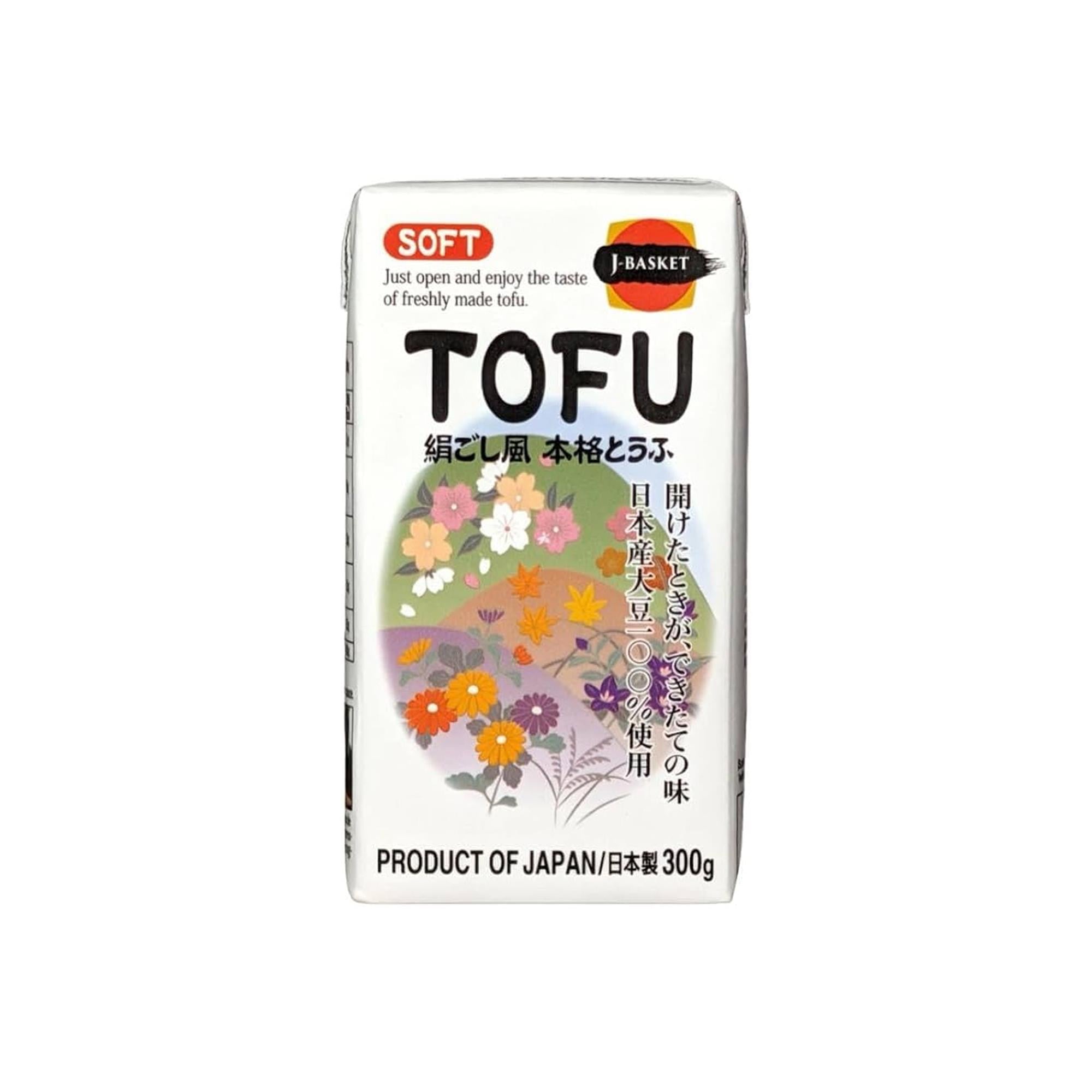 J-Basket Yumuşak Tofu | Soft Soya Ezmesi (Çorba, Ramen, Sote, Salata ve Tatlılar İçin) 300g