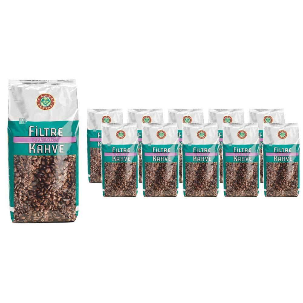 Kahve Dünyası Filtre Kahve Çekirdek 1kg x 10 Adet