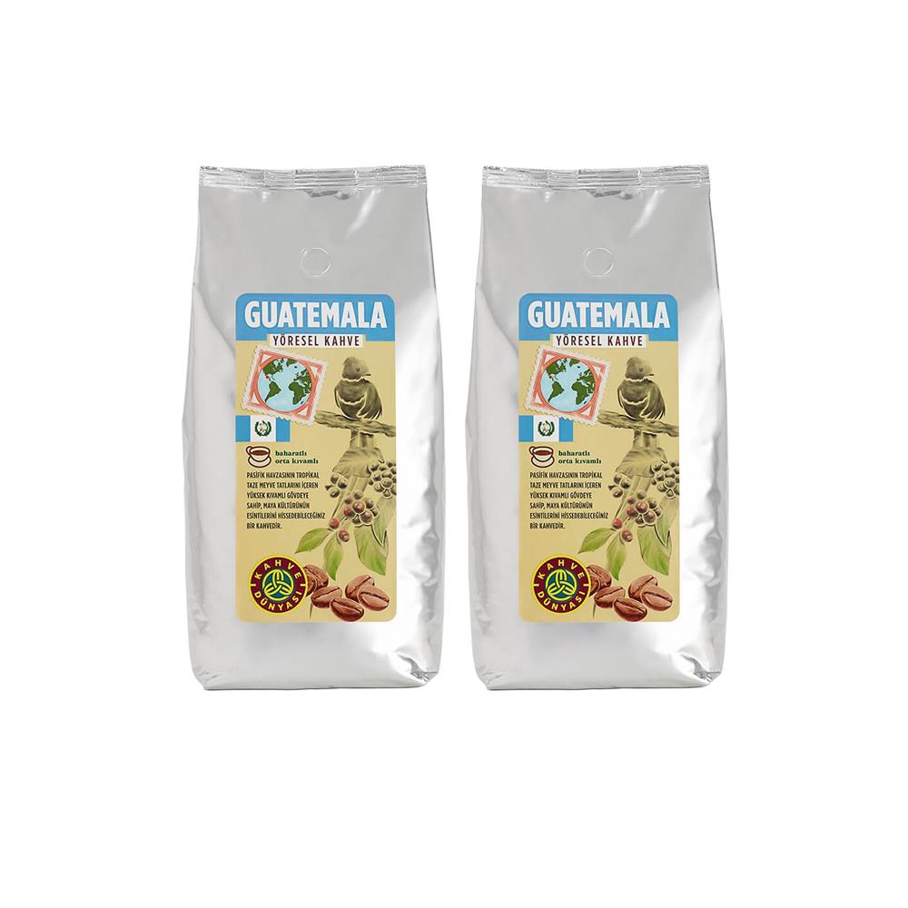 Kahve Dünyası Guatemala Yöresel Filtre Kahve Çekirdek 1kg x 2 Adet