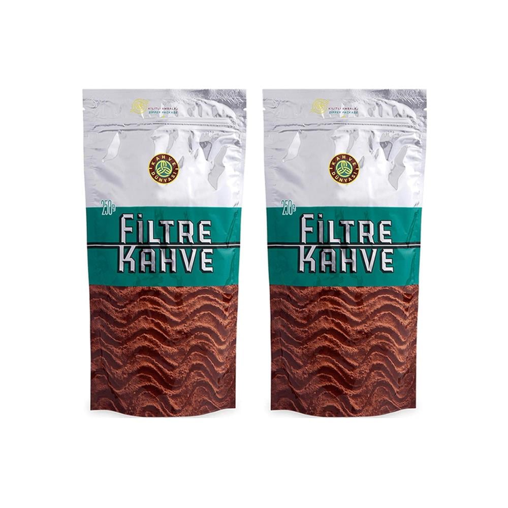 Kahve Dünyası Öğütülmüş Filtre Kahve 250 g x 2 Adet