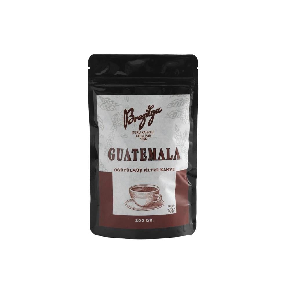 Kavrulmuş Öğütülmüş Guatemala Filtre Kahve 200 G