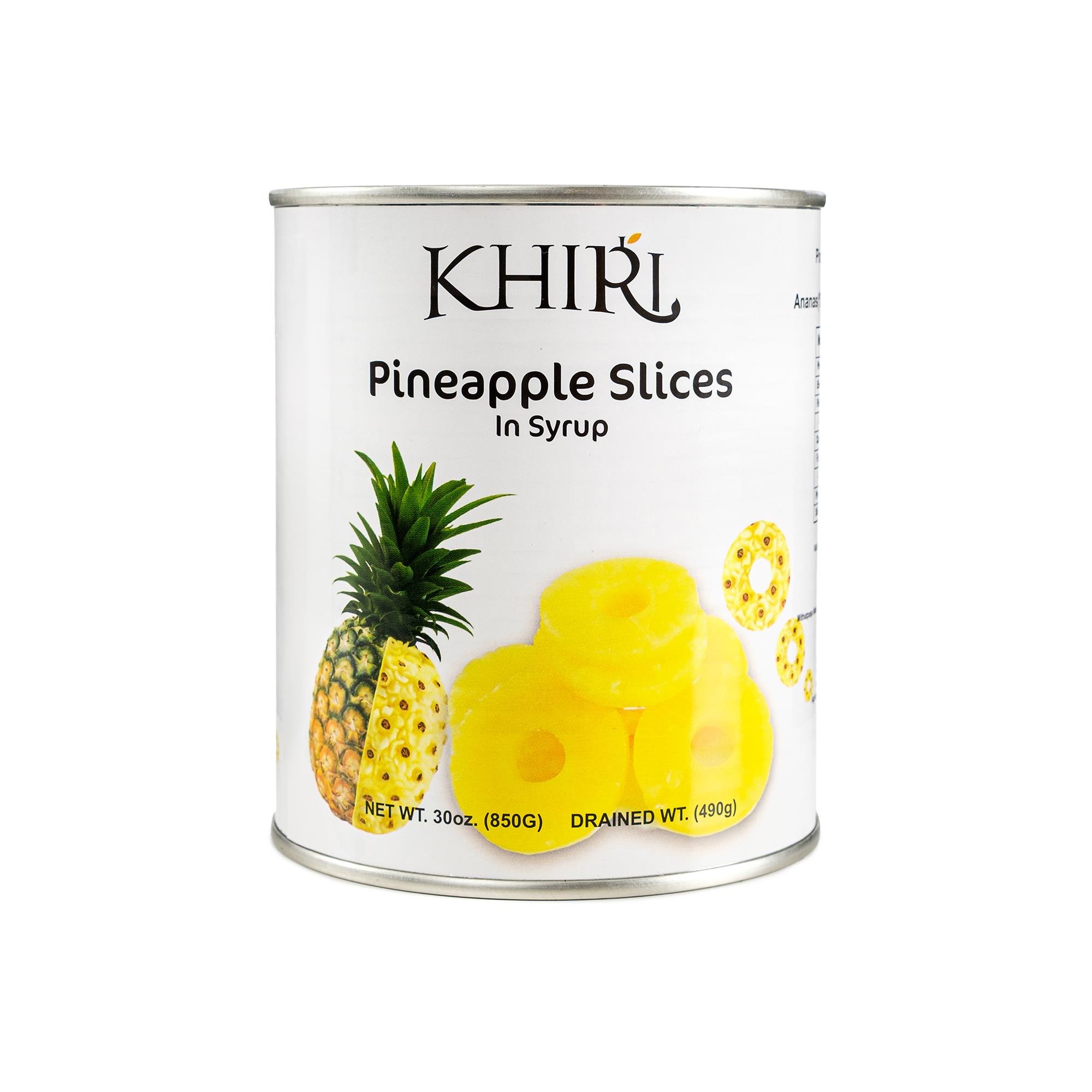 KHIRL Ananas Dilimleri ( Pineapple Slices) 850 gr