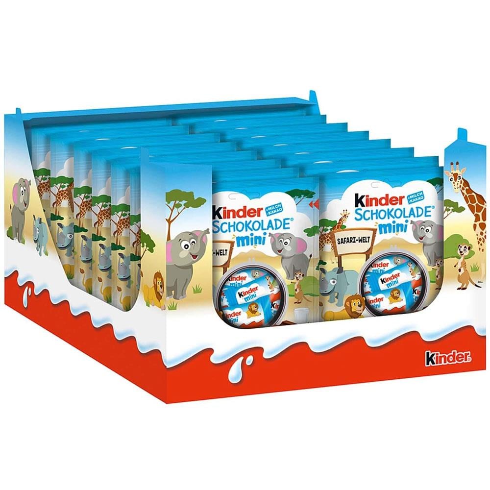 Kinder Schokolade Mini 120g x 16 Adet