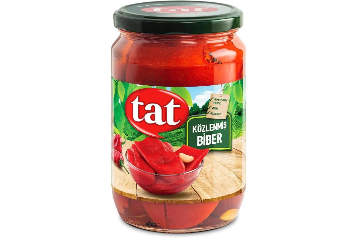 Közlenmiş Biber 2500gr Cam Kavanoz