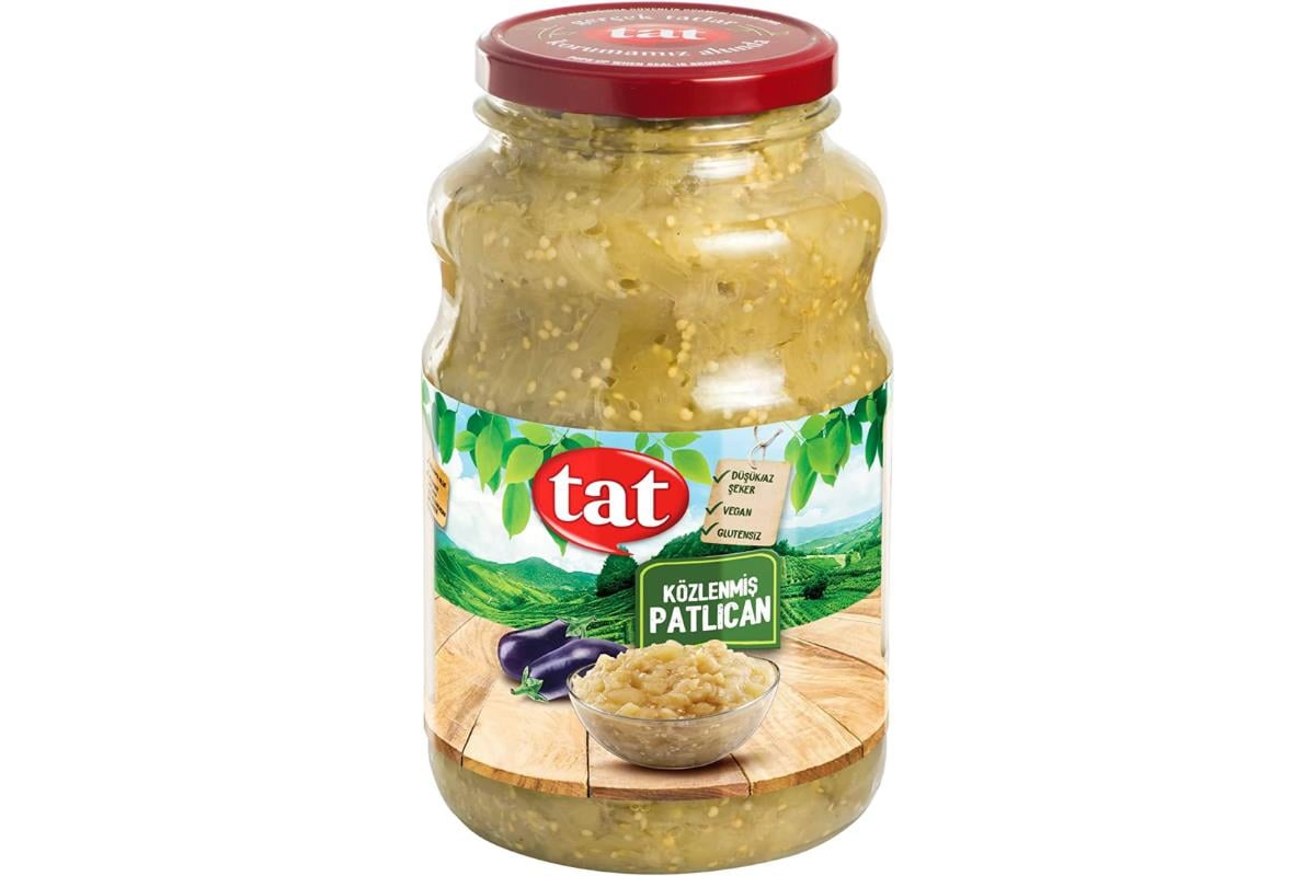 Közlenmiş Patlıcan 2500gr Cam Kavanoz